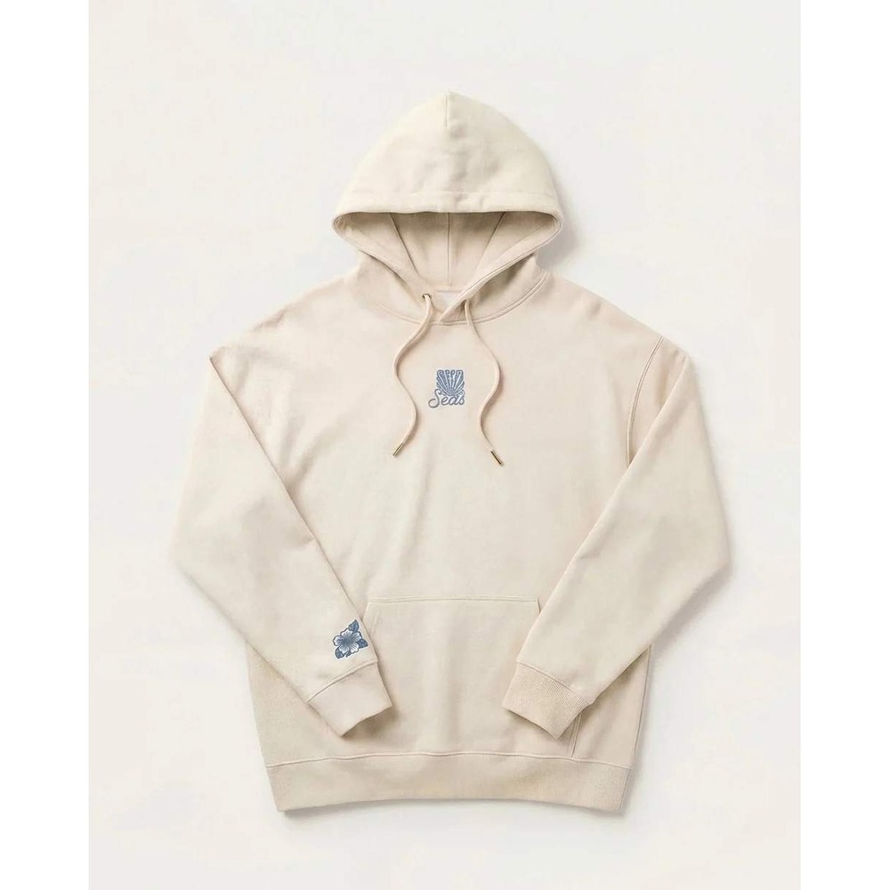 Seventy Eight and Sunny Ryder Sun Chaser‎ Graphic Hoodie Cream Size M New W/Tags